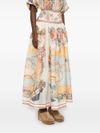 zimmermann - Gonna midi multicolore Tallow - 2