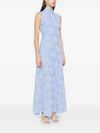 rotate - Flared long dress with flowers - 1