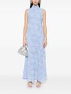 rotate - Flared long dress with flowers - 4