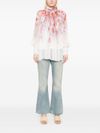 zimmermann - Blusa 'Crush' con stampa floreale e design drappeggiato - 4