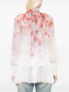 zimmermann - Blusa 'Crush' con stampa floreale e design drappeggiato - 3