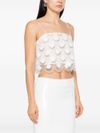 rotate - Cropped top with sequins and straps - 1