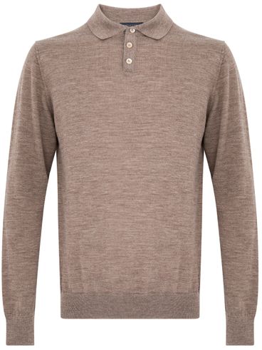 DANIELE FIESOLI - Merino wool polo-sweater