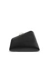 the attico - Mini Midnight clutch in black calfskin leather - 4