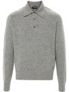 tom ford - Maglione modello polo in cashmere