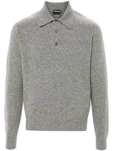 TOM FORD - Maglione modello polo in cashmere