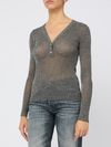 pinko - Metallic Perlage sweater - 1