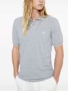 brunello cucinelli - Embroidered logo polo shirt - 2