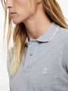 brunello cucinelli - Embroidered logo polo shirt - 5