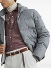 brunello cucinelli - Quilted wool jacket - 4