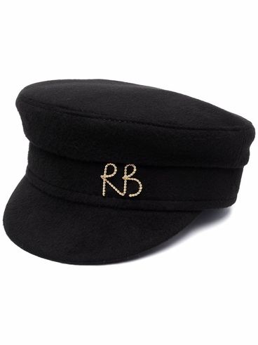 RUSLAN BAGINSKIY - Cappello bakerboy in cotone con logo