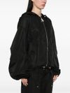 the attico - Bomber oversize nero con coulisse - 2