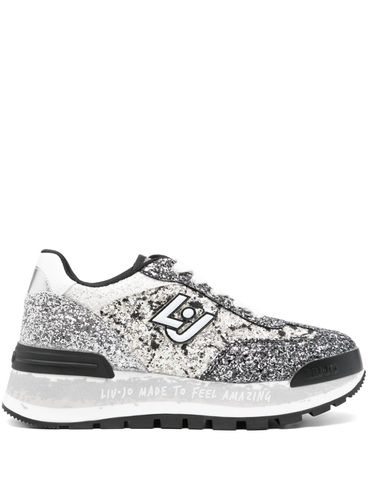 LIU JO - Sneakers effetto lurex con logo