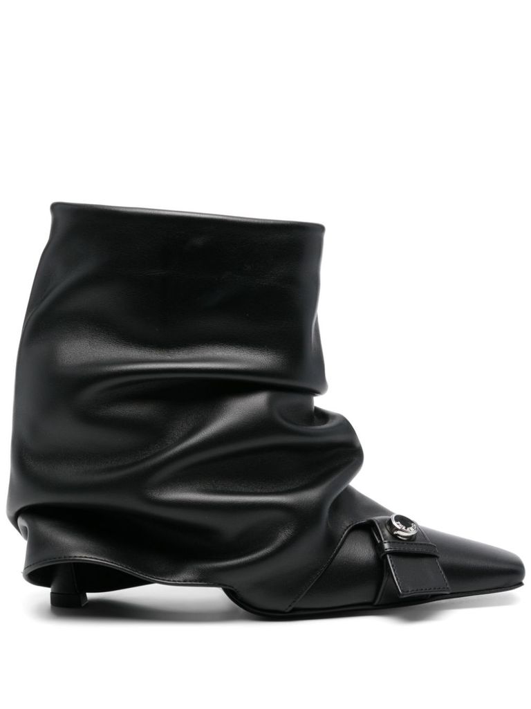 Attico Stivaletto ''juno'' Black In Black