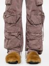 the attico - Pink cargo jeans with pockets - 1