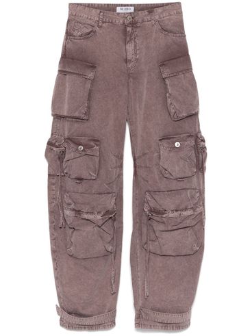 THE ATTICO - Pink cargo jeans with pockets