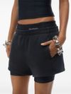 alexander wang - Shorts sportivi con logo in vita - 1