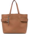 alexander mcqueen - T-bar Sling calf leather tote bag