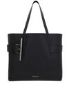 alexander mcqueen - T-bar Sling calf leather tote bag