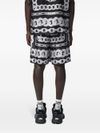 versace - Shorts Mare con stampa grafica - 4