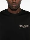 balmain - Black T-shirt with Logo - 2