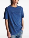 balmain - Blue T-shirt with Logo - 4