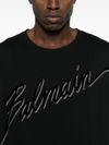 balmain - Organic Cotton T-shirt with Logo - 1