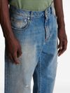 balmain - Distressed and Ripped Blue Jeans - 1