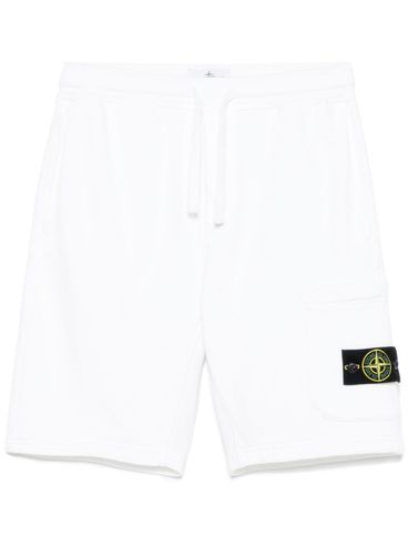 STONE ISLAND - Shorts con Patch logo Compass