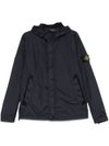 stone island - Giacca con cappuccio blu navy