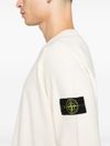 stone island - Beige Sweatshirt with Logo Patch - 2