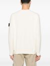 stone island - Beige Sweatshirt with Logo Patch - 3