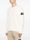 stone island - Beige Sweatshirt with Logo Patch - 4