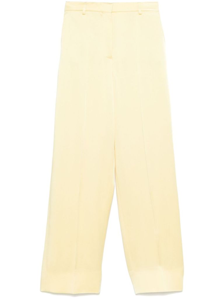 STELLA MCCARTNEY LOW-RISE WIDE-LEG TROUSERS 
