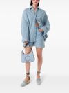 stella mccartney - Giacca camicia in cotone bouclé - 3