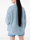 stella mccartney - Giacca camicia in cotone bouclé - 2