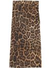 stella mccartney - Gonna midi con stampa leopardata