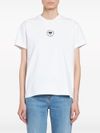 stella mccartney - Cotton T-shirt with front logo print - 1