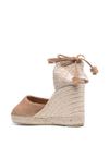 castaner - Carina espadrilles in camel jute with a wedge - 3