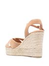 castaner - Carina espadrilles in caramel jute with wedge - 2