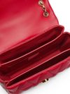 versace - Red bag with buckle and gold chain - 2