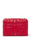 versace - Red bag with buckle and gold chain - 4