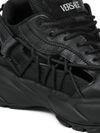 versace - Sneakers nere con design a panelli e dettagli cut-out - 1