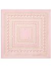 versace - Foulard rosa con stampa Barocco