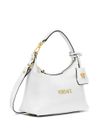 versace - White shoulder bag with gold logo plaque - 3