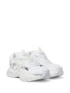 versace - Sneakers bianche con design a pannelli e dettagli cut-out - 3