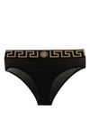 versace - Slip in cotone stretch a vita alta