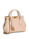 dolce & gabbana - Pink leather tote bag with DG logo - 3