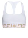 versace - Reggiseno con fascia elastica e motivo logo Greca