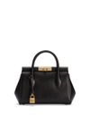 dolce & gabbana - Black leather shoulder bag with DG logo